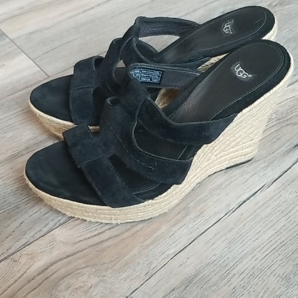UGG Wedge Sandal Heels, Size 7.5